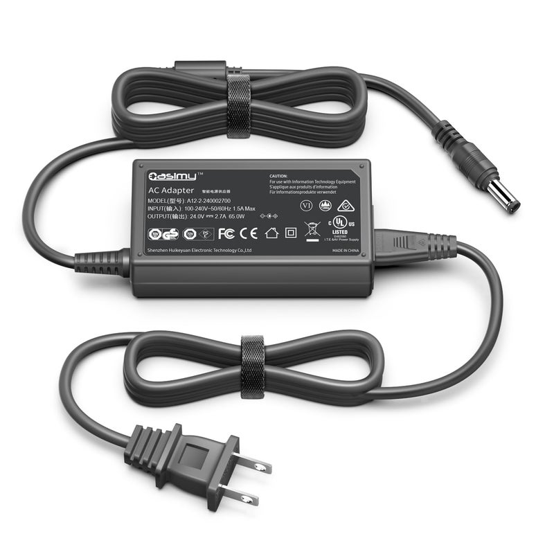 CASIMY PL-1911 Foot Massager Adapter Power Cord Compatible with Powerfit PL1911 PowerLegs Power fit Platform Vibration Plate Electric Shiatsu Foot Massager Platform XH2400-1500W Power Supply Charger - Image 4