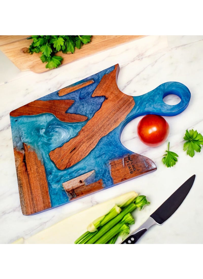 Generic Kitchen Cutting and Chopping Board, Ideal for Meat, Cheese, Vegetables, Kitchen Essential (Chopper Shaped)  - Image 3