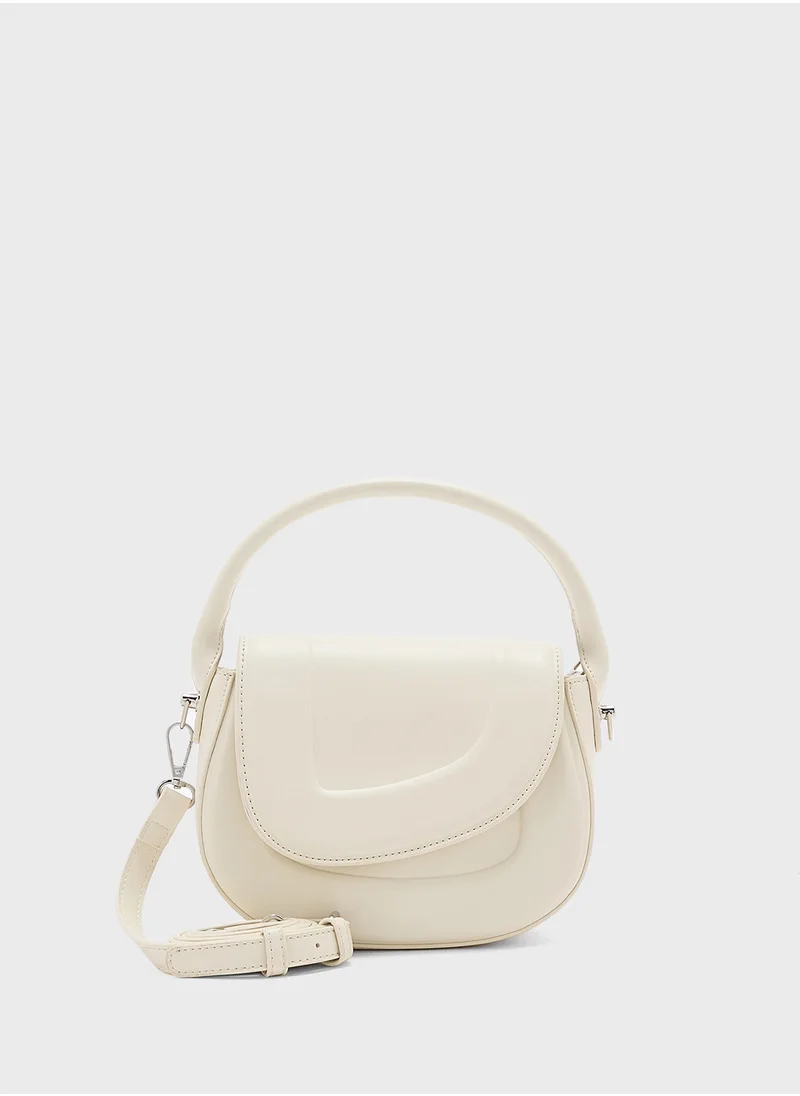 جينجر Curved Shape Satchel Bag