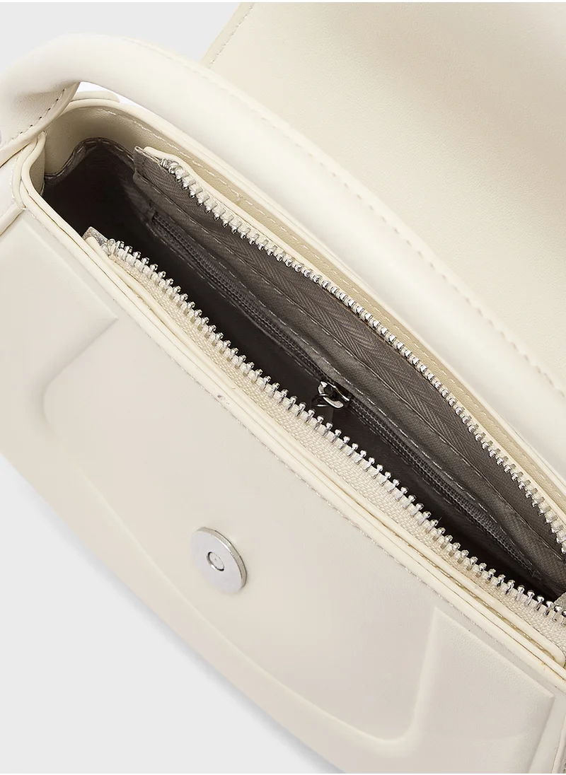 Ginger Curved Shape Satchel Bag