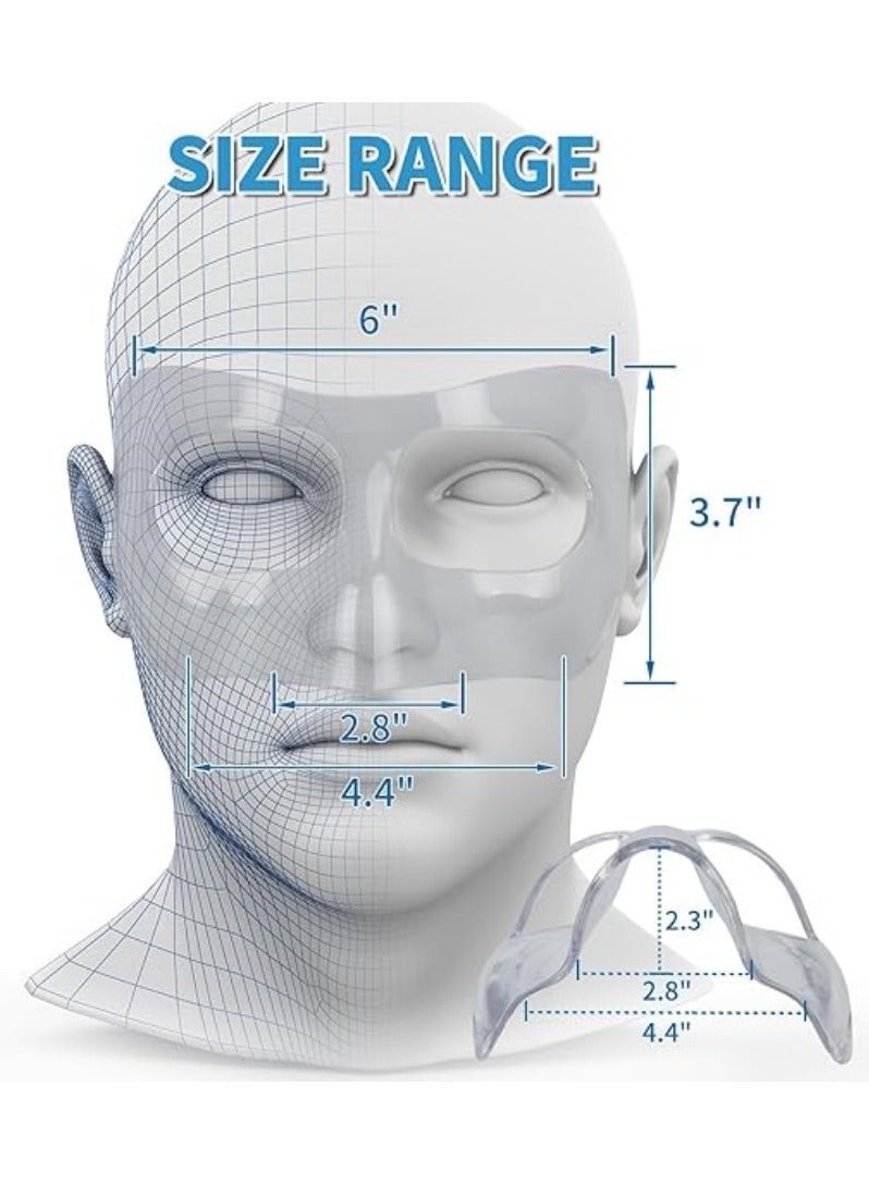 NIBEMINENT Nose Guard for Broken Nose, Face Shield Masks for Soccer and basketball Sports, Adjustable for Adults and Teenagers, Suitable for Men and Women - Image 2