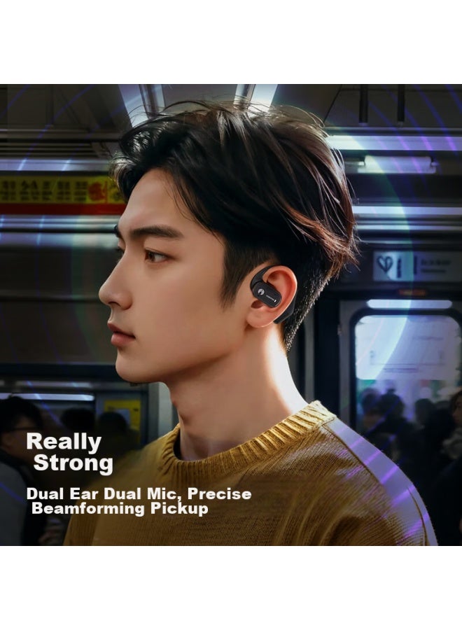 Xiaoyou Open-ear Bluetooth Headphones Z02, Comfortable Ear-hook Design, Not In-ear, For Sports And Running, Dual Microphones For Calls, Noise Reduction, Long Battery Life, Bone Conduction Concept Model - Image 4