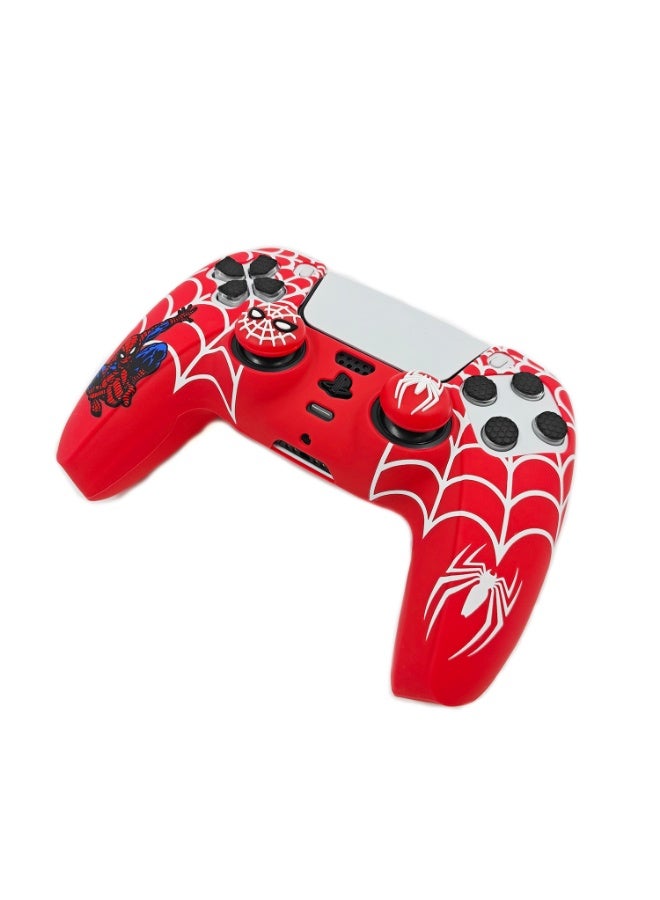 بلاي اكس غطاء سيليكون سبايدرمان مع مقابض للإبهام لجهاز PS5 - Image 3