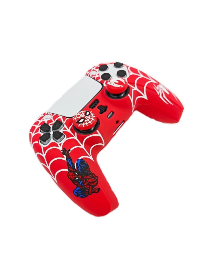 بلاي اكس غطاء سيليكون سبايدرمان مع مقابض للإبهام لجهاز PS5 - Image 5