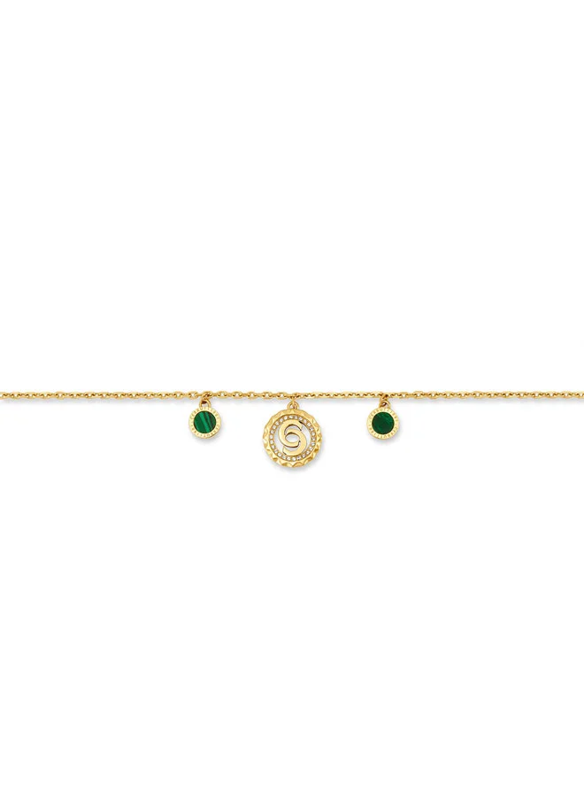 شيروتي 1881 Fiora Gold Four-Motif Cutout Logo Bracelet for Women