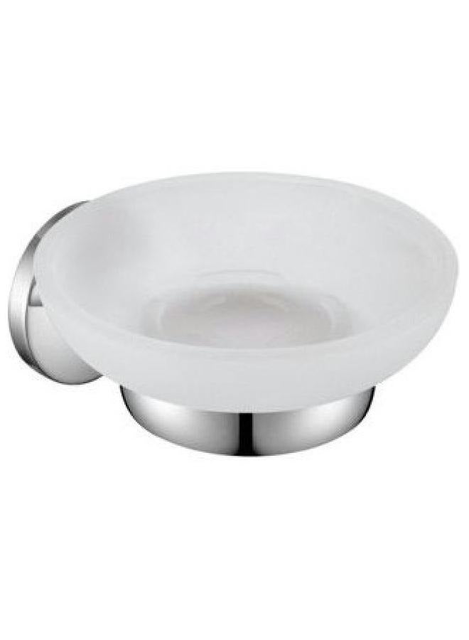 LOFT ES17 SOAP DISH and HOLDER CP Wall Mounted Stainless Steel Stainless Soap Holder, Brushed