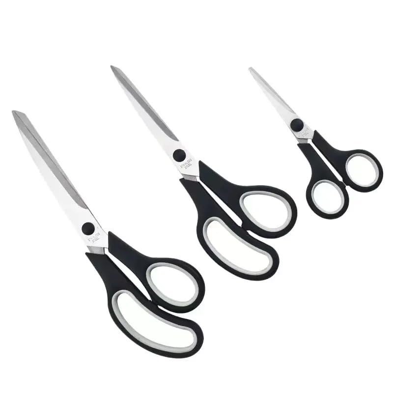 WeKonnect; 3 Set of Multi-Purpose Heavy Duty & Anti-Rust Stainless Steel Scissors for Office, Household, Crafts and Kitchen (Orange) - Image 4
