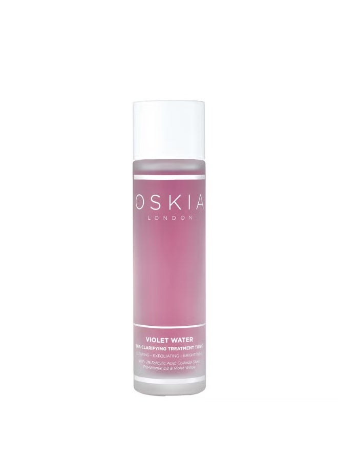 Oskia Violet Water Bha Clarifying Treatment Tonic 100ml - Image 1