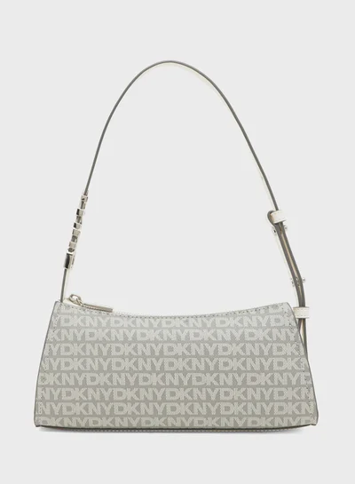 DKNY Logo Avril Shoulder Bag