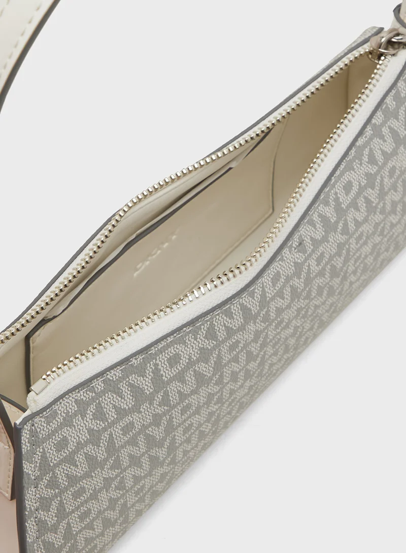 DKNY Logo Avril Shoulder Bag