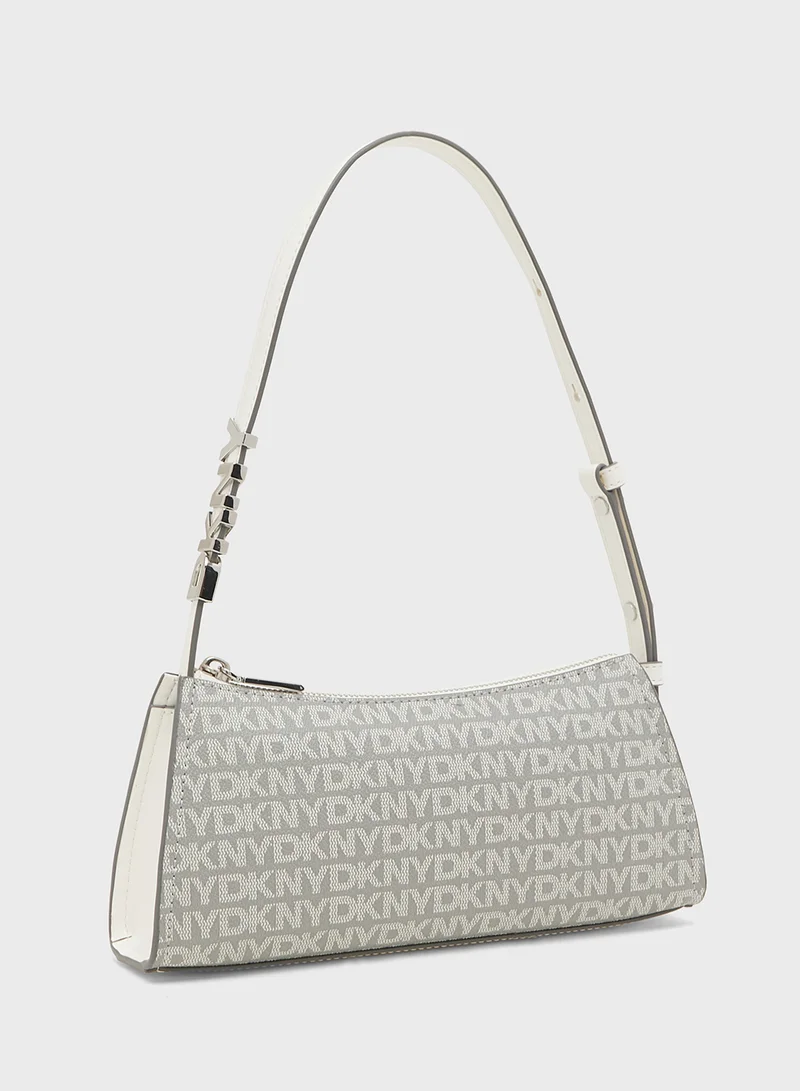 DKNY Logo Avril Shoulder Bag