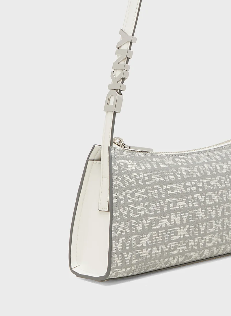 DKNY Logo Avril Shoulder Bag