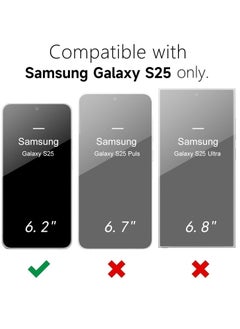 Houmt Samsung S25 Magsafe Case Cover Support Wireless Charging Shockproof Slim Fit Galaxy S25 Cover Lightweight Scratch-Resistant Protective Case for Samsung Galaxy S25 6.1" Clear  - Image 2