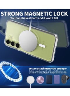 Houmt Samsung S25 Magsafe Case Cover Support Wireless Charging Shockproof Slim Fit Galaxy S25 Cover Lightweight Scratch-Resistant Protective Case for Samsung Galaxy S25 6.1" Clear  - Image 4