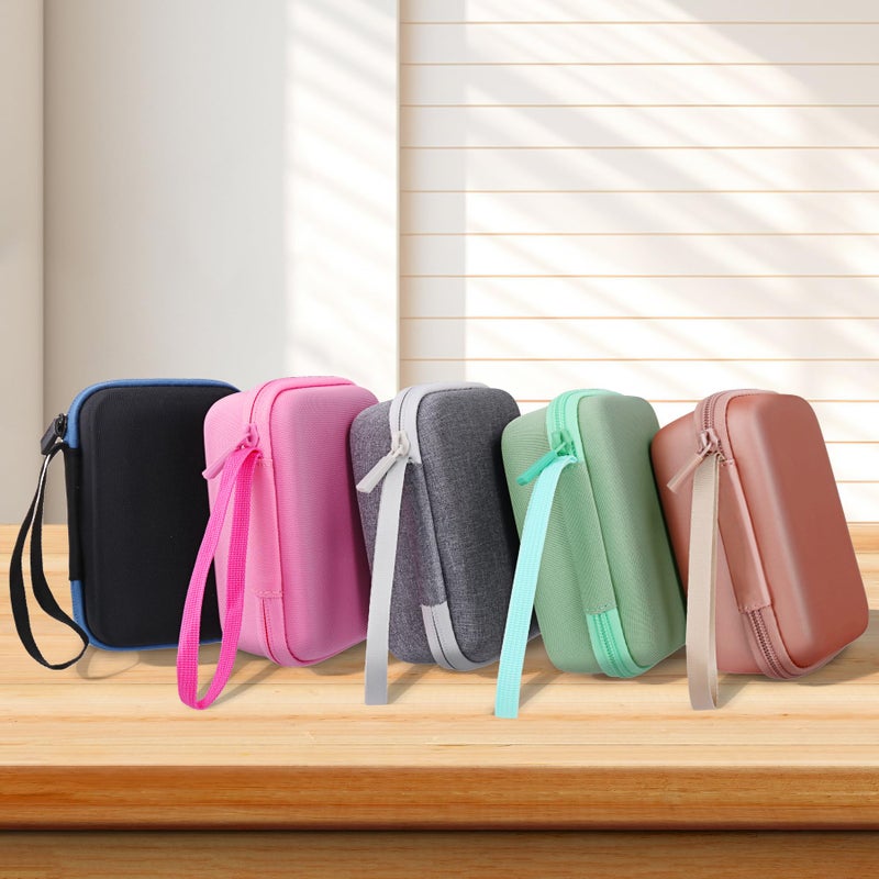 co2CREA Hard Travel Case Replacement for Fujifilm Instax Mini Link 3 2 1 Smartphone Printer (Ash White Case + Inside White) - Image 3