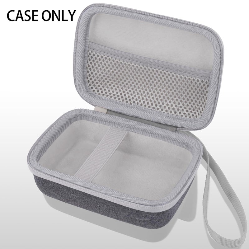 co2CREA Hard Travel Case Replacement for Fujifilm Instax Mini Link 3 2 1 Smartphone Printer (Ash White Case + Inside White) - Image 4
