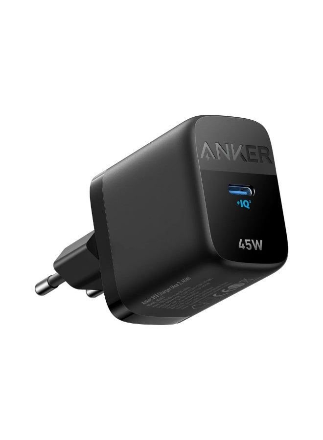 Anker A2643G11 313 Ace 2 45W USB-C Wall Charger -Black 