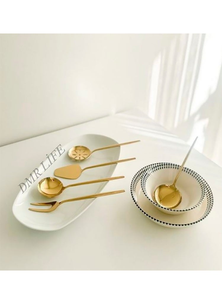 Dmr Life 5 Piece Elit Gold Sauce Serving Set (Small Size)