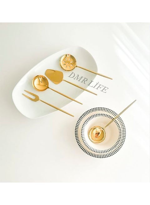 Dmr Life 5 Piece Elit Gold Sauce Serving Set (Small Size)