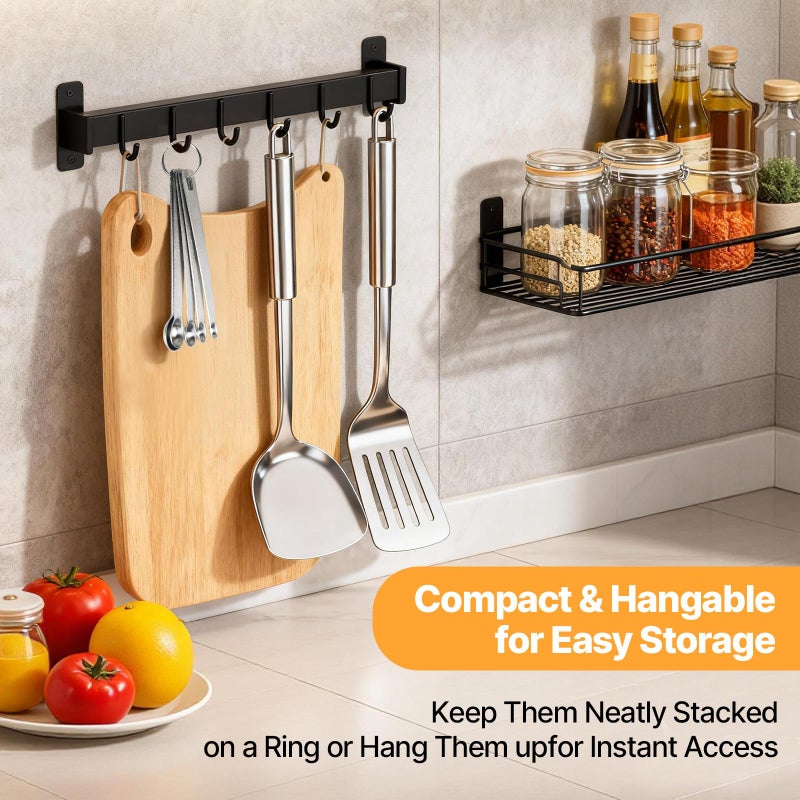 BERYLER Mini Measuring Spoons Set, 18/8 Stainless Steel Teaspoon for Cooking and Baking, Suitable for Small Amount of Dry or Liquid Ingredients and Spices - Image 5