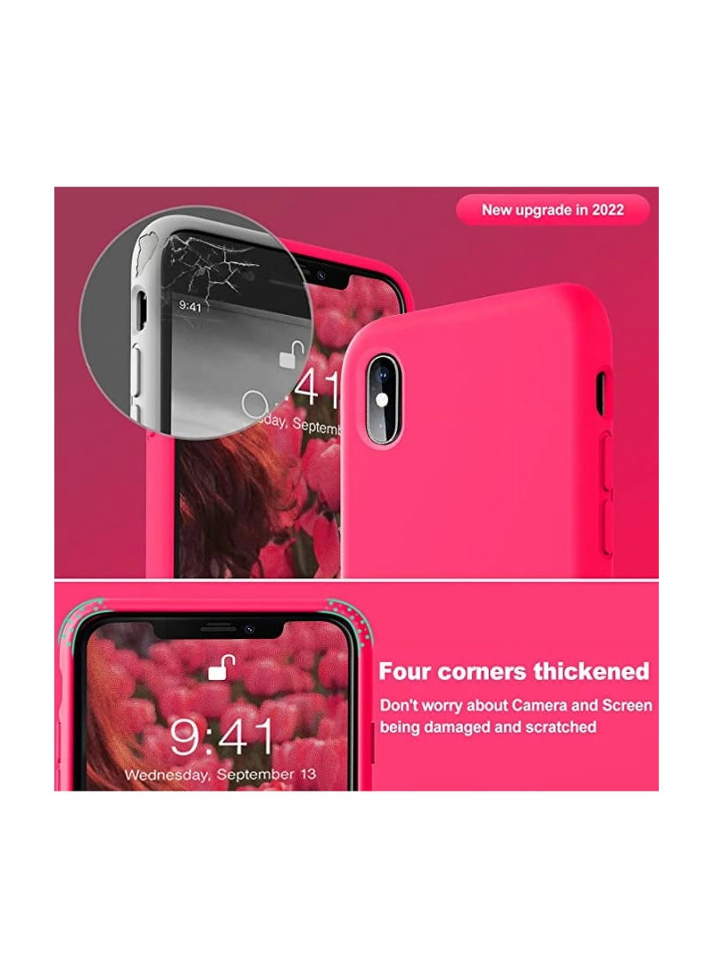 Silicone cover for iPhone Xs /X Soft silicone case (three layers) top quality open from bottom