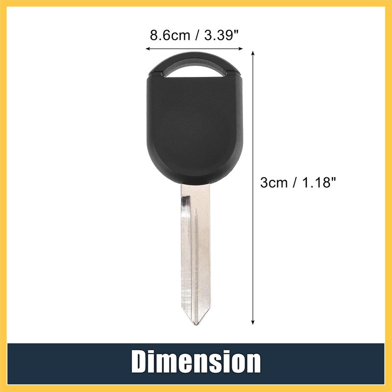 REPAIROCK Replacement Uncut Transponder Chip Key Chipped Ignition Key Fob for Ford F-150 F-250 F-350 F-450 F-550 Edge Escape Explorer Focus with 63 Chip Auto Replacement Parts - Image 3
