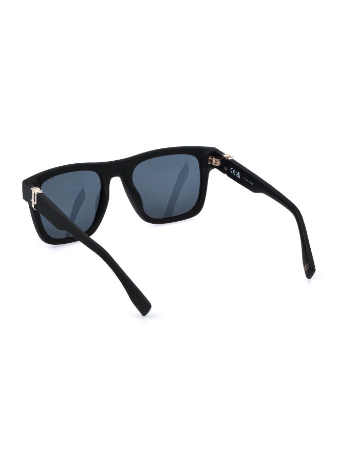 Police Square Full-Rim Sunglasses BEYOND LITE 7 SPLQ79M Matt Black Frame, smoke Lenses - Image 5