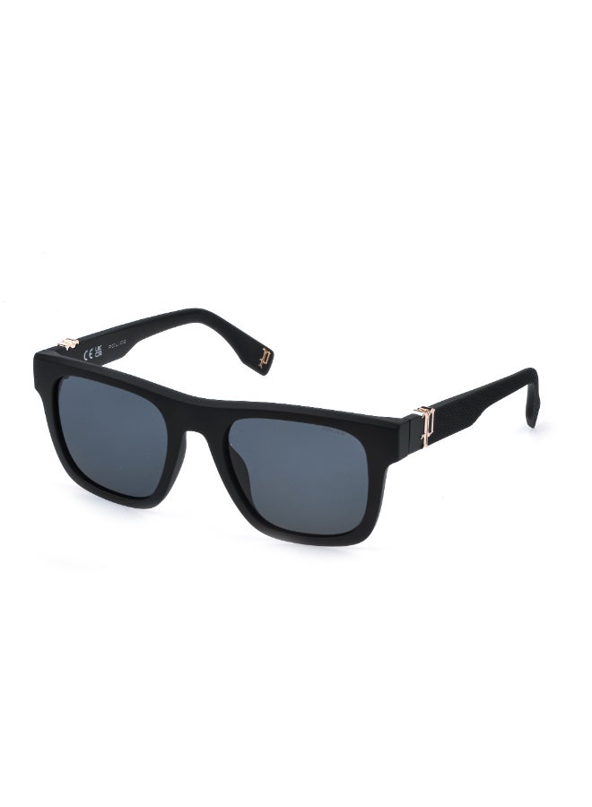Police Square Full-Rim Sunglasses BEYOND LITE 7 SPLQ79M Matt Black Frame, smoke Lenses - Image 1