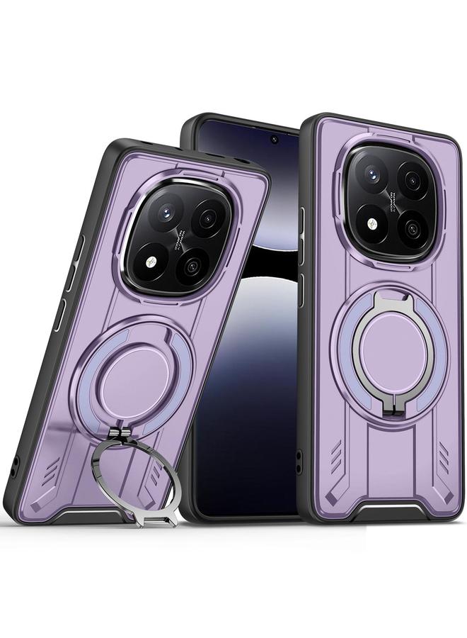 S-TOP Case For Redmi Note 14 Pro 5G Rotating Ring Holder Magnetic MagSafe Phone Case - Image 1