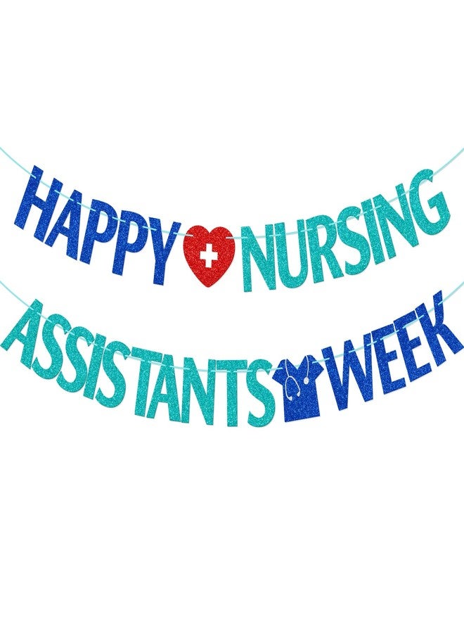 FOZEE Nursing Assistants Week Banner, CNA Week Party Decorations, CNA Appreciation Week Party Supplies, Thank You CNAs Decor - Image 1