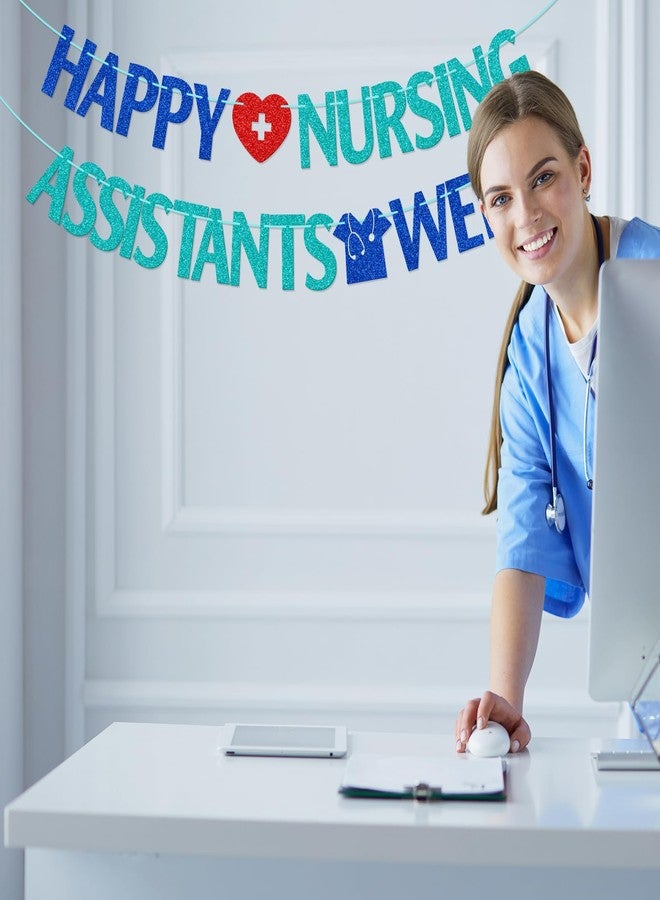 FOZEE Nursing Assistants Week Banner, CNA Week Party Decorations, CNA Appreciation Week Party Supplies, Thank You CNAs Decor - Image 5