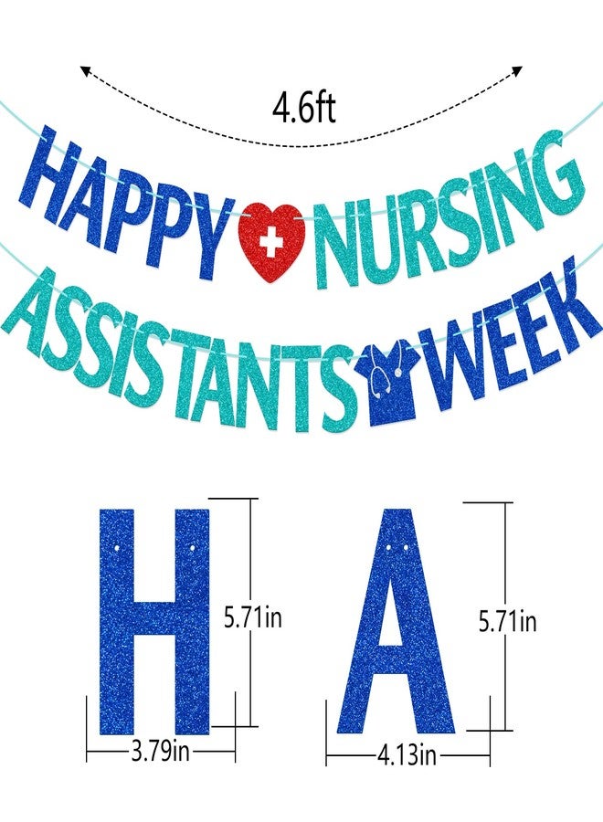 FOZEE Nursing Assistants Week Banner, CNA Week Party Decorations, CNA Appreciation Week Party Supplies, Thank You CNAs Decor - Image 2