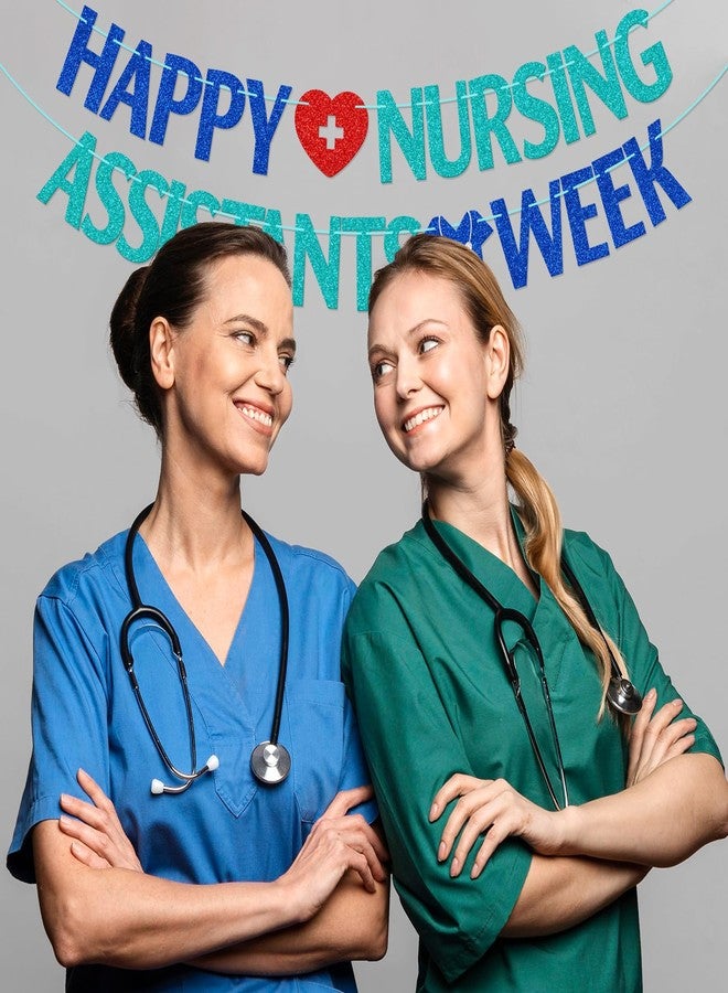 FOZEE Nursing Assistants Week Banner, CNA Week Party Decorations, CNA Appreciation Week Party Supplies, Thank You CNAs Decor - Image 4