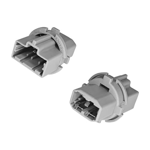 Hirificing 2PCS Car Tail Light Socket, OEM 33515S50003 Tail Light Wiring Harness Rear Turn Signal Brake Lights Plug Holder for Honda Civic 99-15, for Accord 98-15, for Acura CL RL TSX T20W 09-13 - Image 1