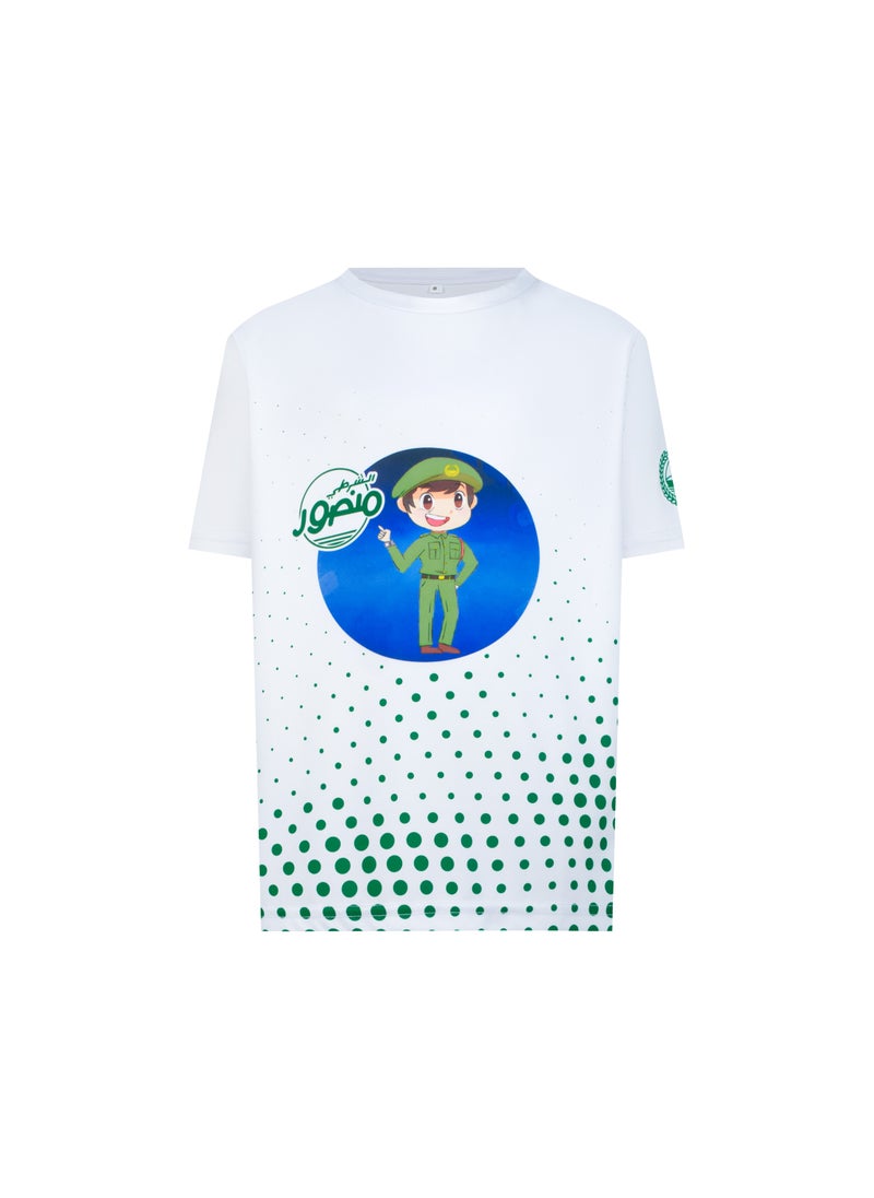 Dubai Police Mansour Kids T-shirt White - pzsku/ZD042F85B1D00FB70E3B7Z/45/_/1727688383/a751a999-270a-4f5b-b6de-9a3dd550e139