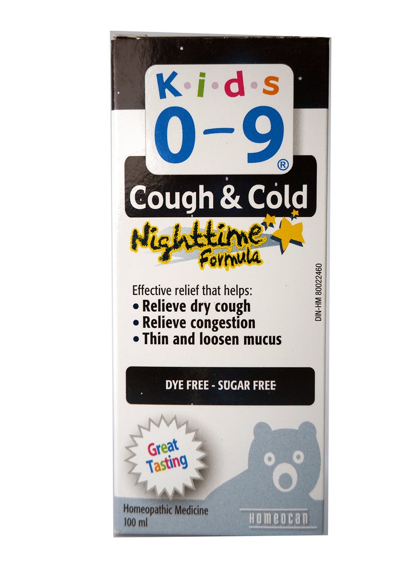 Homeocan Kids 0-9 Cough And Cold Night-100Ml  - Image 1