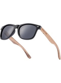 Barcur Motta American Made Walnut Handle High Quality Walnut Wood Handle UV400 Polarized Men's and Women's Sunglasses  - Image 3