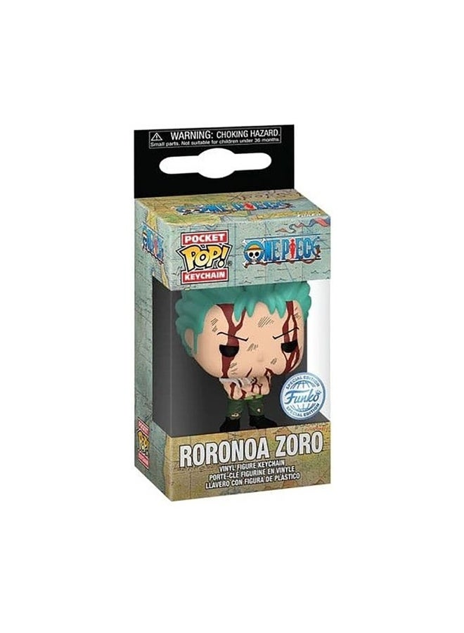 Funko Pocket Pop One Piece Roronoa Zoro Vinyl Figure Keychain - Image 2