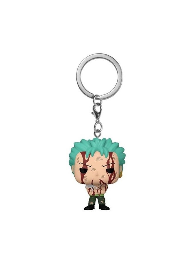 Funko Pocket Pop One Piece Roronoa Zoro Vinyl Figure Keychain - Image 1