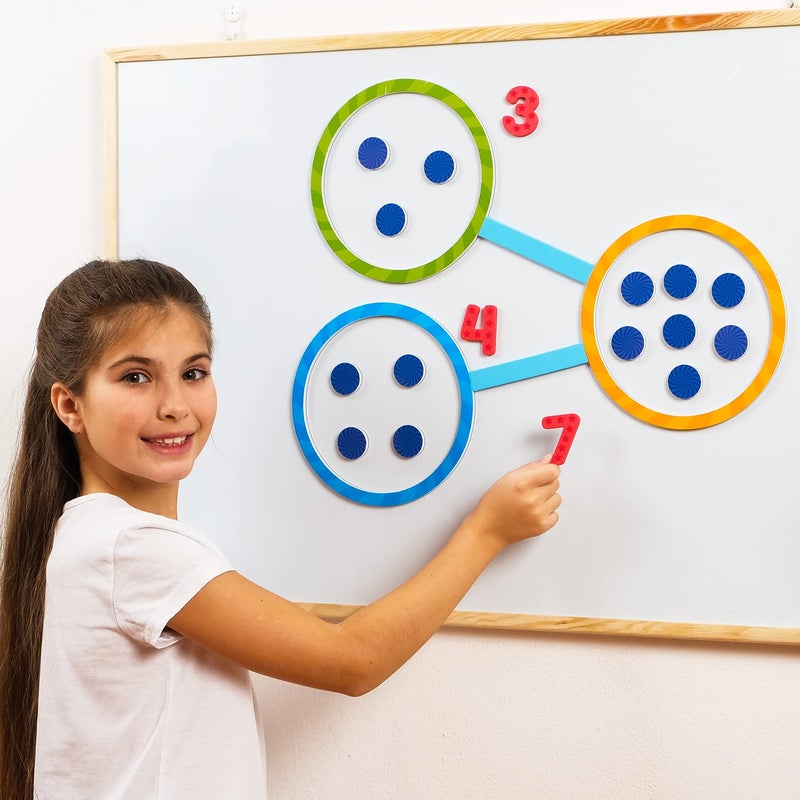 Simply magic 75 PCS Magnetic Number Bonds Set  Magnetic Numbers for Whiteboard Number Bonds Game Number Line Magnets Math Aids Accessories Supplies for Classroom Kindergarten Math Manipulatives  Simply Magic - Image 3