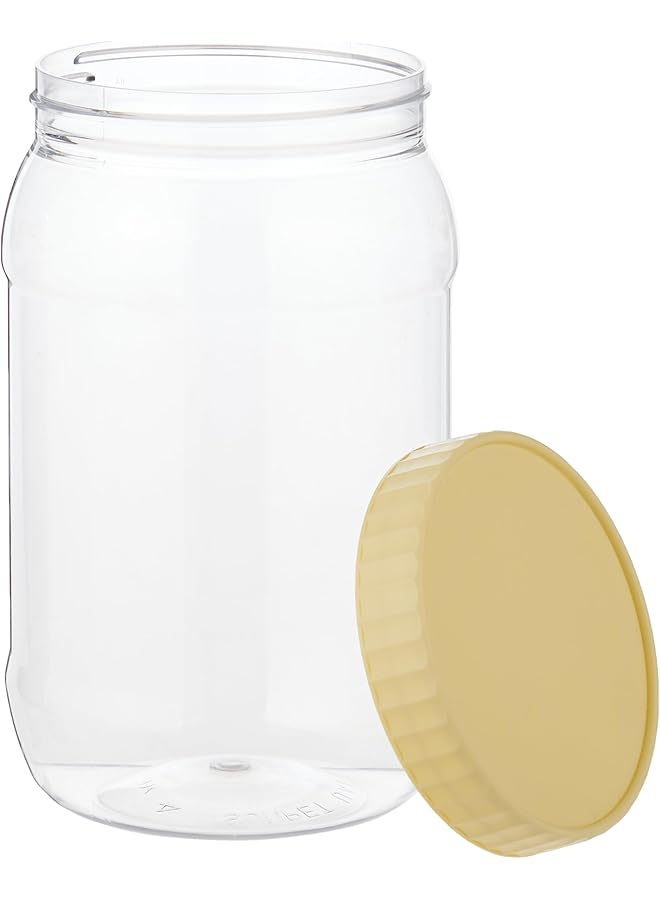 Sunpet Round Spicejar/Pet Jar/Plastic Round Food Storage Jar 1500 Ml Capacity - Image 2