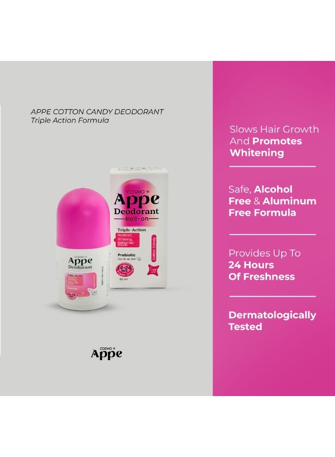 Cosmo APPE APPE Roll on Deodorant-Cotton candy - Image 3