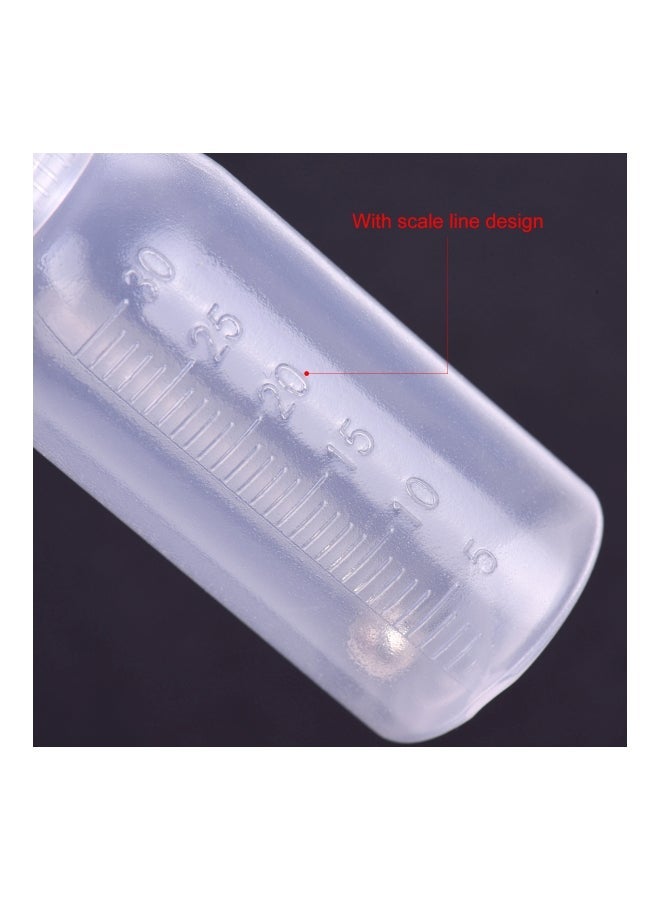 NIBEMINENT 10-Pieces Airbrush Paint Storage Bottle Transparent - Image 4