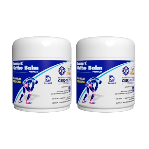 Deemark Ortho Balm for Joint, Muscle & Back Pain Relief | Ayurvedic Herbal Formula | Fast-Acting, Non-Sticky, Deep Penetration Balm – 100g - Image 1