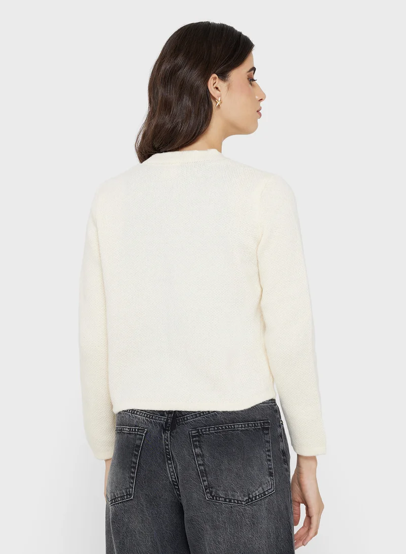 Ginger Classic Fine Knit Cardigan