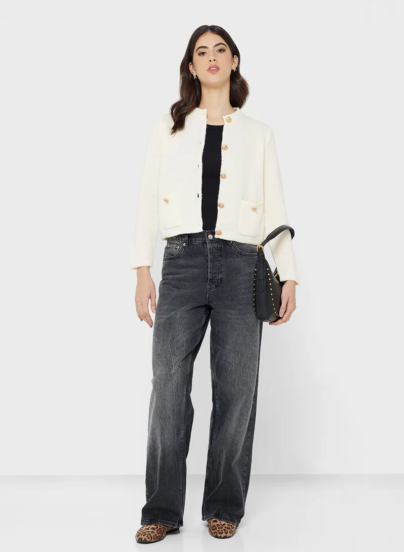 Ginger Classic Fine Knit Cardigan