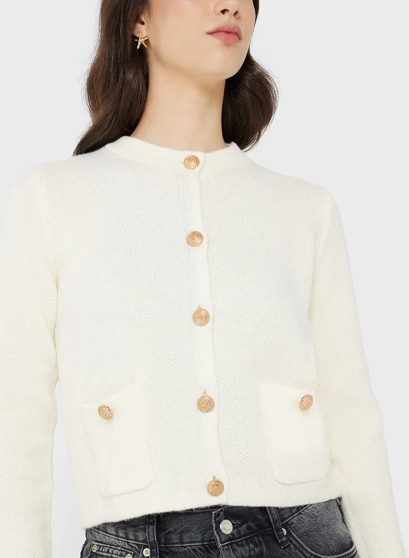 Ginger Classic Fine Knit Cardigan