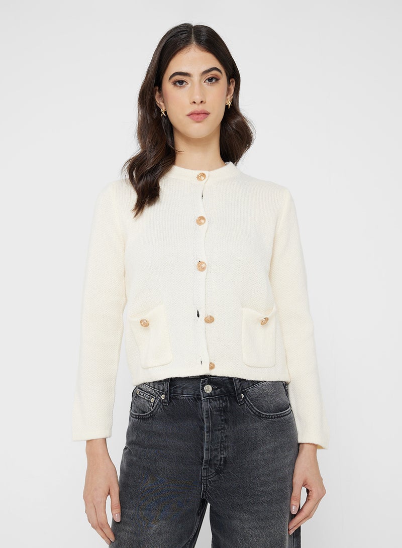 Ginger Classic Fine Knit Cardigan - Image 1