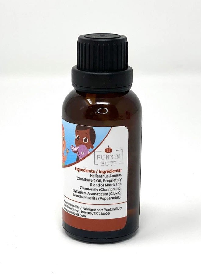 Punkin Butt Teething Oil - 1 oz - 100% Natural, for Babies - Proprietary Blend Includes Chamomile, Sunflower, Peppermint, and Clove - Baby Teething Relief with No Added Chemicals - Image 3