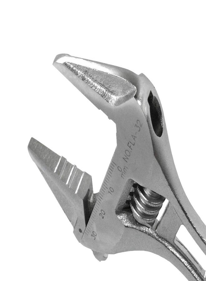 FUJIYA Tools, FLS-32G-F, Short Adjustable Wrench with Grip - Image 4